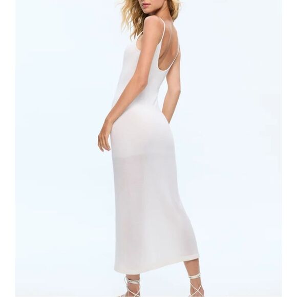 Alive + Olivia KALISA KNIT SLIP DRESS wool/silk/cashmere blend size M NWT - Picture 5 of 13